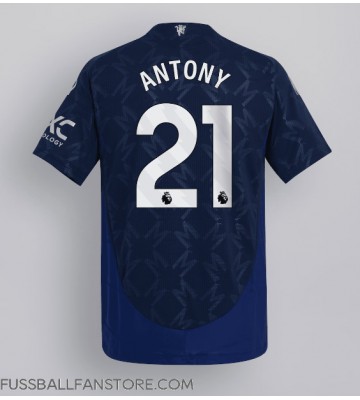 Manchester United Antony #21 Replik Auswärtstrikot 2024-25 Kurzarm